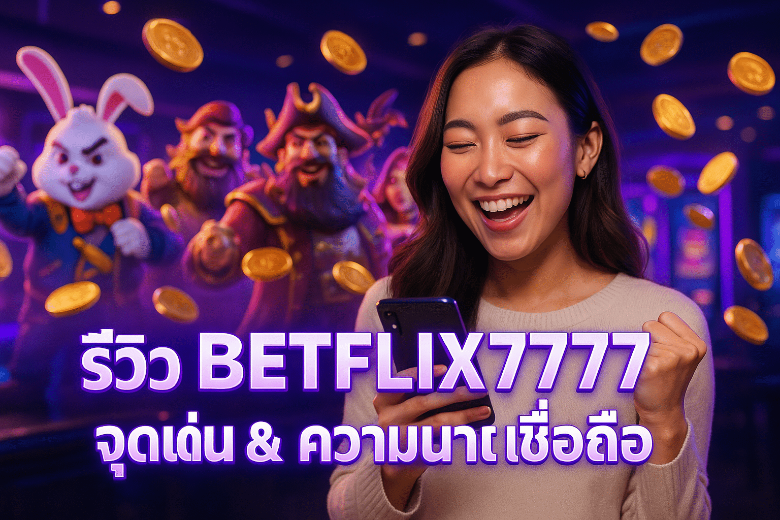 รีวิว BETFLIX7777 จุดเด่น & ความน่าเชื่อถือ
