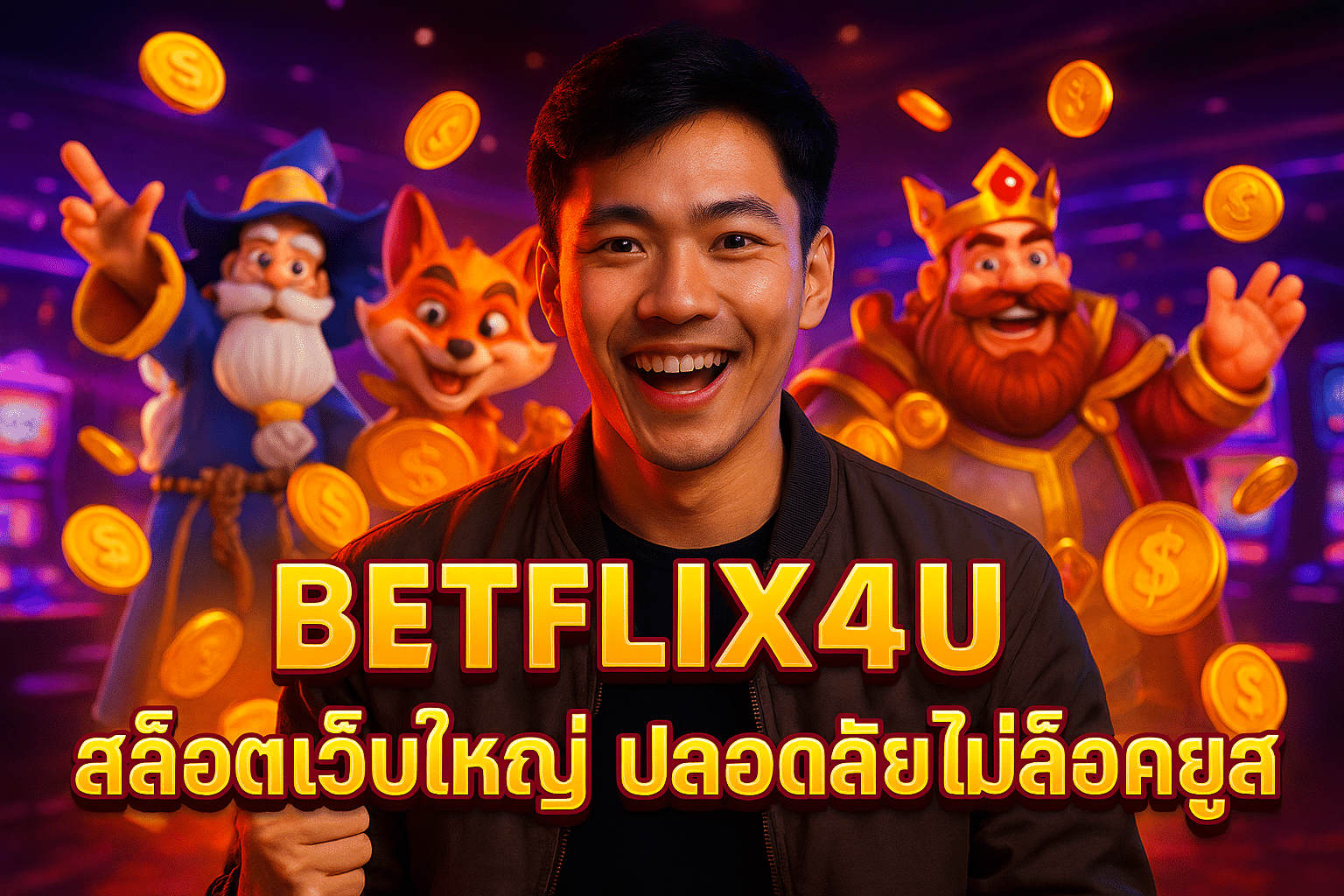 BETFLIX4U สล็อตเว็บใหญ่ ปลอดภัย ไม่ล็อคยูส