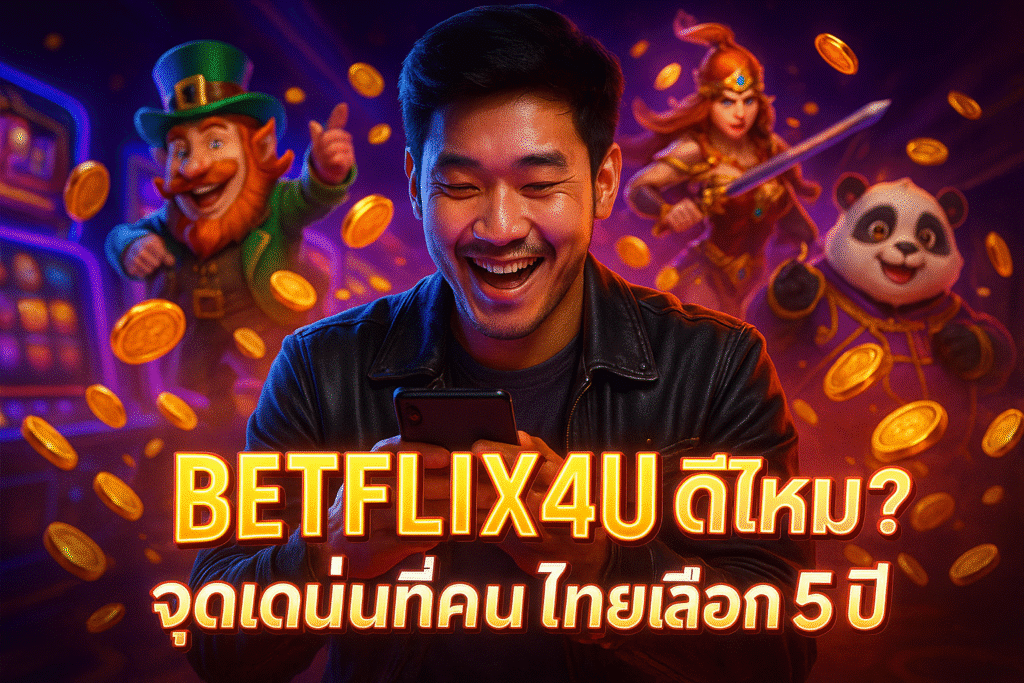 BETFLIX4U ดีไหม? จุดเด่นที่คนไทยเลือก 5 ปี