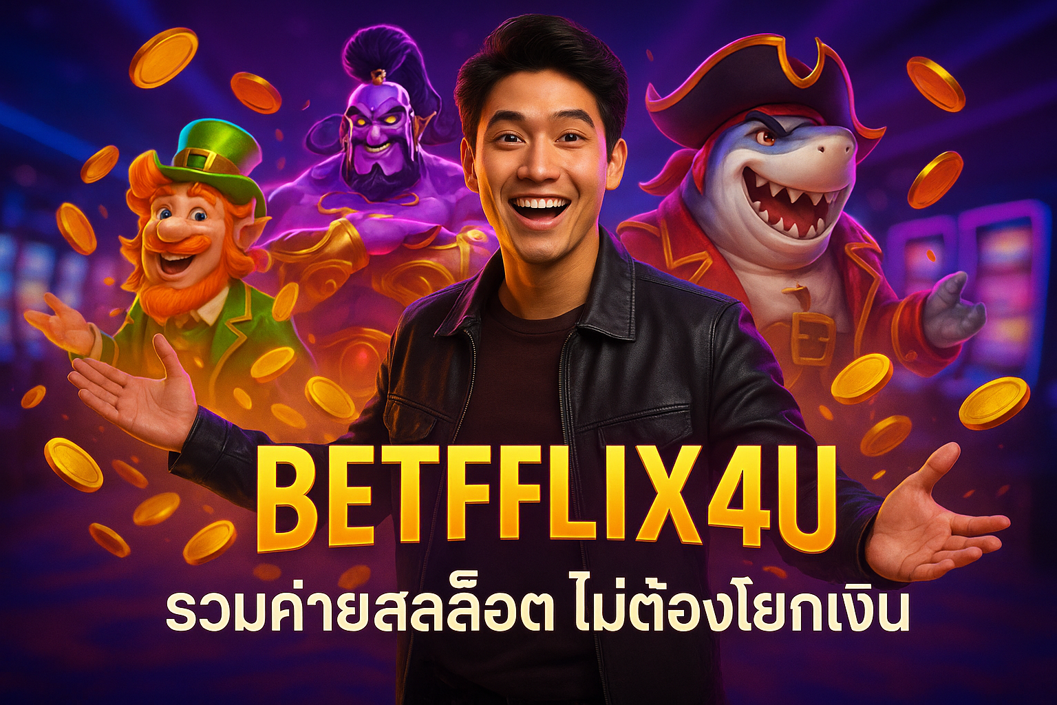 BETFLIX4U รวมค่ายสล็อต ไม่ต้องโยกเงิน