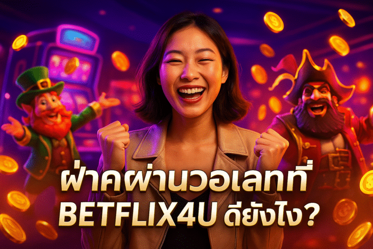 ฝากผ่านวอเลทที่ BETFLIX4U ดียังไง?