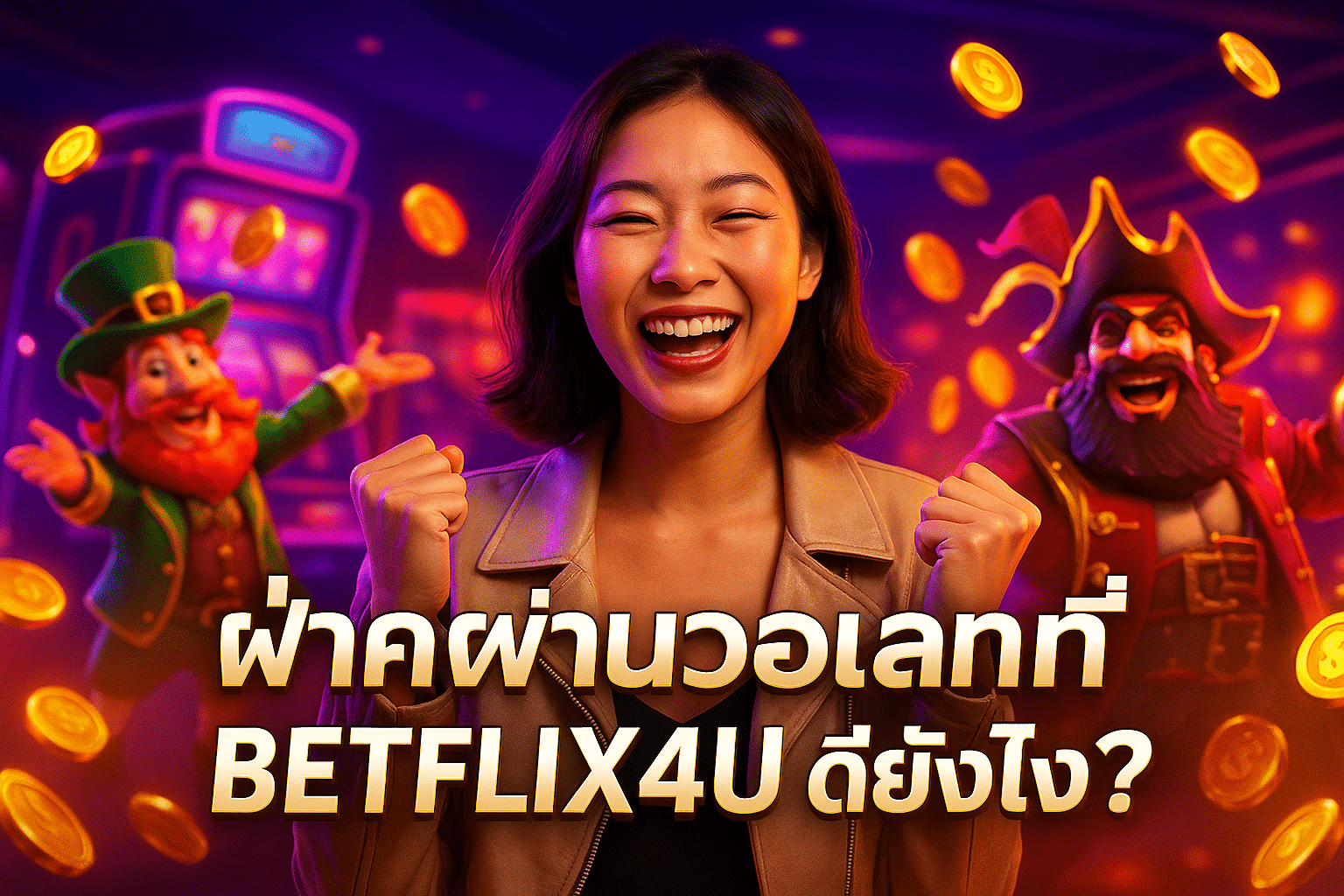 ฝากผ่านวอเลทที่ BETFLIX4U ดียังไง?